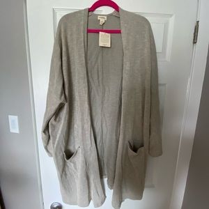 *NWT* Long Cardigan w/ 3/4 sleeves